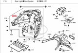 KYMCO Original Parts Tail Light for AK550