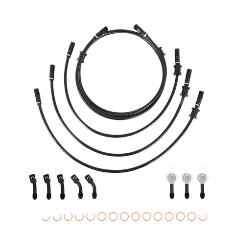 NCY Elite Metal Brake Hose Full Set For KRV