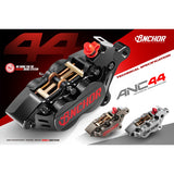 ANCHOR ANC-44 CNC P4 Front Brake Caliper For ZUMA / CYGNUS GRYPHUS