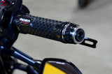 Ridea Spinner Bar End For Maxsym Tl Lightweight Barend 130G / Carbon Fiber Carbon Maxsym