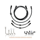 NCY Elite Metal Brake Hose Full Set