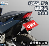 DIMOTIV Short License Plate Holder HONDA FORZA 750