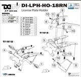 DIMOTIV Short License Plate Holder XADV 750