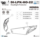 Dimotiv HONDA X-ADV Headlight Protection Cover 2021~