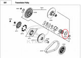 KYMCO Original Parts Transmission Pulley Parts-B AK
