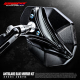 GOWORKS King Snake Barend Back View Mirrors For Bws / Zuma