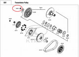 KYMCO Original Parts Transmission Pulley Parts-B AK