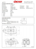 ANCHOR ANC-15 CNC 84mm P4 Rear Brake Caliper
