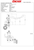 ANCHOR ANB-2 Radial Master Cylinder ( 15/17/19 MM )