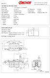 ANCHOR ANC-14  P4 40mm CNC Forged Brake Caliper