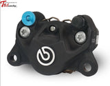 Brembo Casting 84Mm Rear Brake Caliper Black / Sliver Universal Parts
