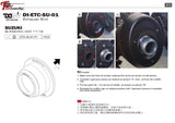 Dimotiv Suzuki Burgman 400 Exhaust End Cap