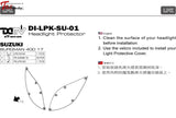 Dimotiv Suzuki Burgman 400 Headlight Protection Cover