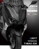 Dimotiv Tmax 530 Headlight Protector Cover (2017~2020) Light Smoked Black Tmax