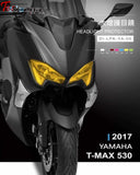 Dimotiv Tmax 530 Headlight Protector Cover (2017~2020) Yellow Tmax