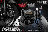 Frando Fcc-100 Cnc Radial 4 Piston Caliper Universal Parts