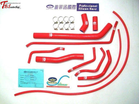 Professional Reinforced 11P Silicon Water Hose For Tmax 530 (2012~2016) Red Tmax