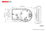 KOSO RX3 TFT 3.5in Multi-Function Meter