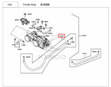 KYMCO Original Parts Throttle Body Assy AK550