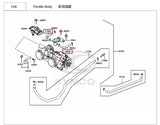 KYMCO Original Parts Throttle Body Assy AK550