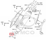 KYMCO Original Parts Exhaust Muffler Cover Xciting 400 VS