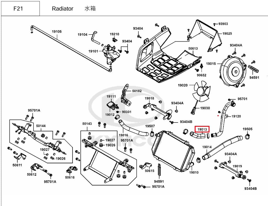 KYMCO Original Parts Radiator System for AK550 – TBSS Taiwan