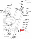 KYMCO Original Parts Front Fork Assy Xciting 400I