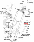 KYMCO Original Parts Front Fork Assy Xciting 400I