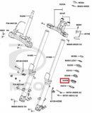 KYMCO Original Parts Front Fork Assy Xciting 400I