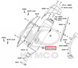 KYMCO Original Parts Exhaust Muffler Cover Xciting 400 VS