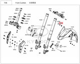 KYMCO Original Parts Front Fork for AK550