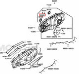 KYMCO Original Parts Crank Case Cover Xciting 400I