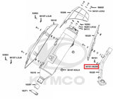 KYMCO Original Parts Exhaust Muffler Cover Xciting 400 VS