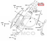 KYMCO Original Parts Exhaust Muffler Cover Xciting 400 VS