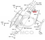 KYMCO Original Parts Exhaust Muffler Cover Xciting 400 VS