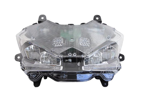 KYMCO Xciting S 400 LED headlight assembly with DRL