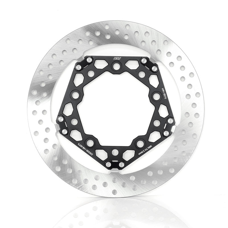 NCY エヌシーワイ N-18 Floating Disc Brake Rotor Brake rotors natural color NCY エヌシーワイ N-18 Floating Disc Brake Rotor Black Grooved