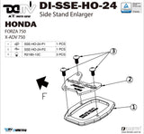 DIMOTIV Honda X-ADV Side Stand Enlarger