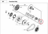 KYMCO Original Parts Transmission Pulley Parts-B AK