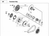 KYMCO Original Parts Transmission Pulley Parts-A AK550