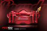 Frando Fcc-100 Cnc Radial 4 Piston Caliper Red / Right Universal Parts