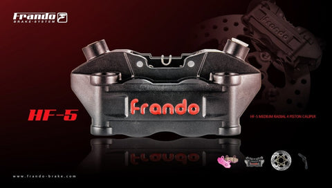 Frando Hf-5 Medium Radial 4 Piston Caliper Universal Parts