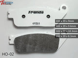 Frando Kymco Xciting 400 Sintered Metal Brake Pad