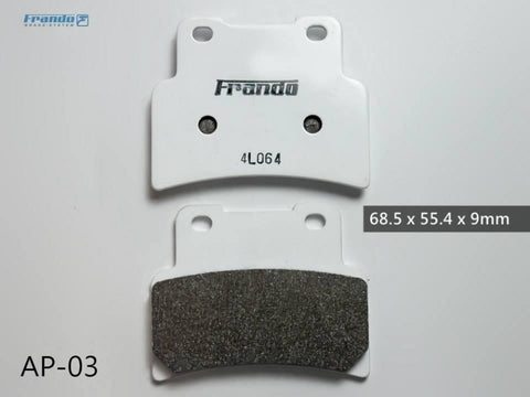 Frando Kymco Xciting 400 Sintered Metal Brake Pad