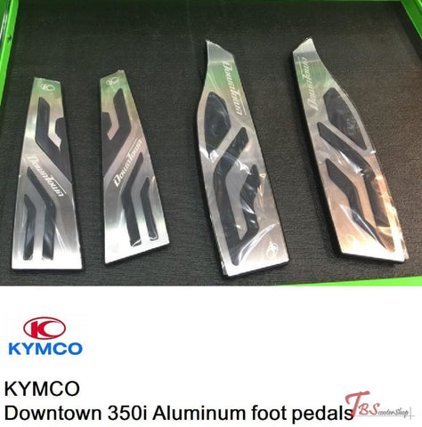 Kymco Downtown 350I Aluminum Foot Pedals Front+Center