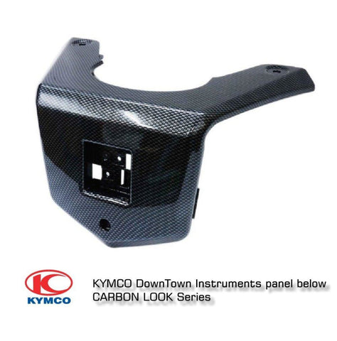 Kymco Downtown Instruments Panel Below Carbon Look Series Downtown