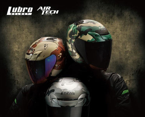Lubro Air Tech Vento Camo Jet Helmet Universal Parts