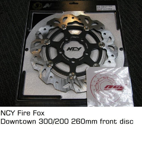 Ncy Fire Fox Downtown 300/200 260Mm Front Float Disc