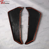 Nos Carbon Fiber Radiator Side Protector Covers For Yamaha Mt-09