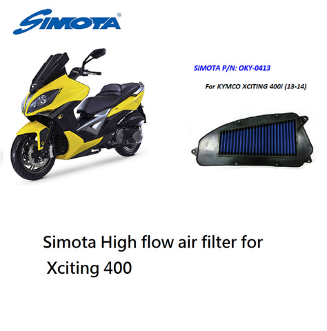 Simota High Flow Air Filter For Xciting 400
